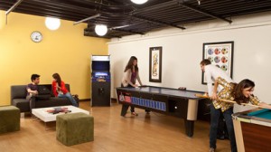 One of the many recreational spaces we can use in the dorm in NYC at our summer culinary program NYC!