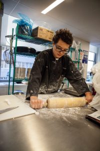 Jack rolling out the dough... campusNYC culinary summer programs