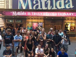 campusNYC students went to Matilda during one of the sessions last summer.