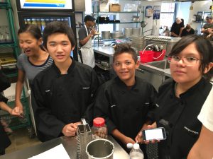 Happy campers at our summer cooking class!