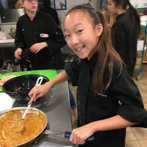 All smiles at our summer cooking class!